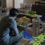 ¿Qué paso con Minecraft Hololens? Hombre con Minecraft Hololens