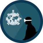 Los recorridos virtuales y los sectores donde son aplicados persona haciendo un recorrido por el mundo sin moverse utilizando gafas de realidad virtual