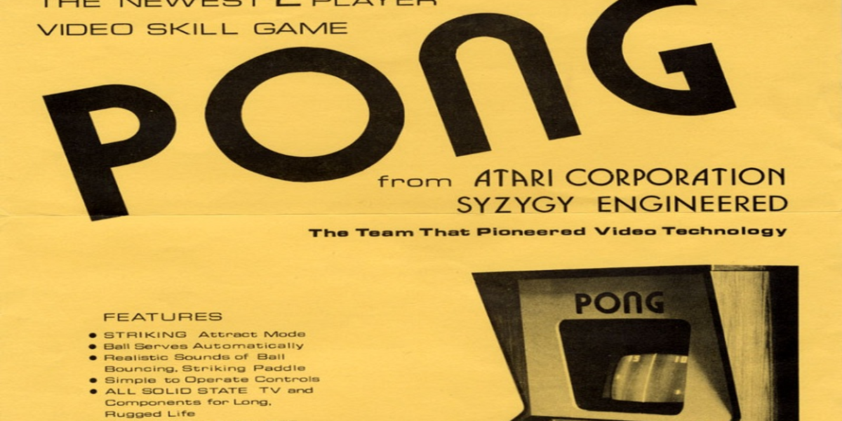 Bolante del lanzamiento del prototipo de pong