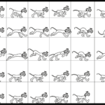Persistencia de la visión: Artilugios ópticos(Folioscopio) Plantilla