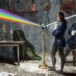 Isaac Newton Prism Color