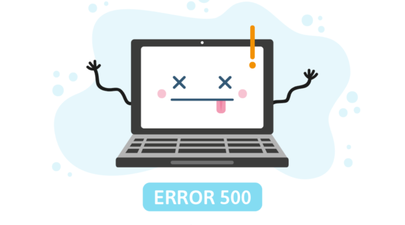 Error de web 500