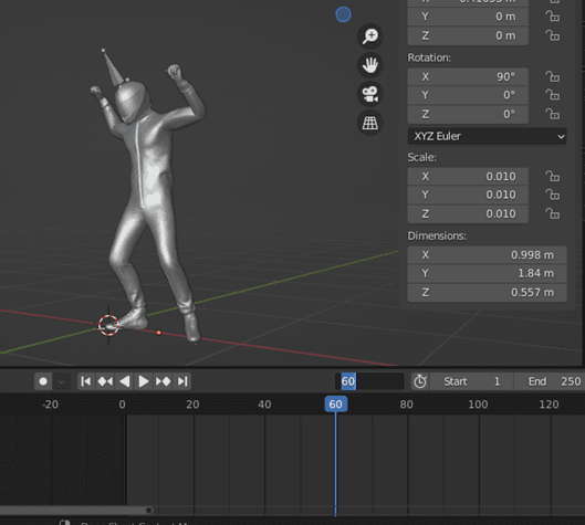 Como animar un modelo 3D en Blender? –