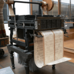 Máquina del telar de Jacquard.