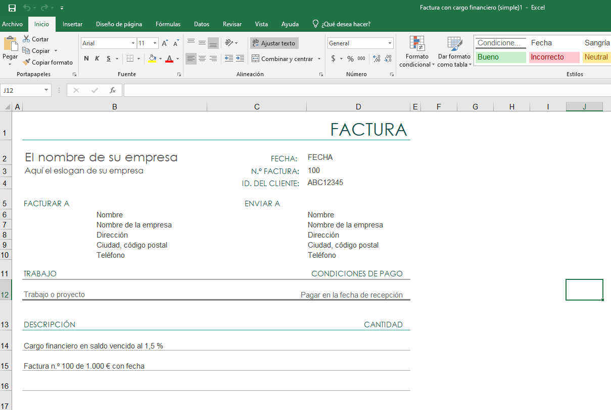 Practica De Factura En Excel Youtube Riset