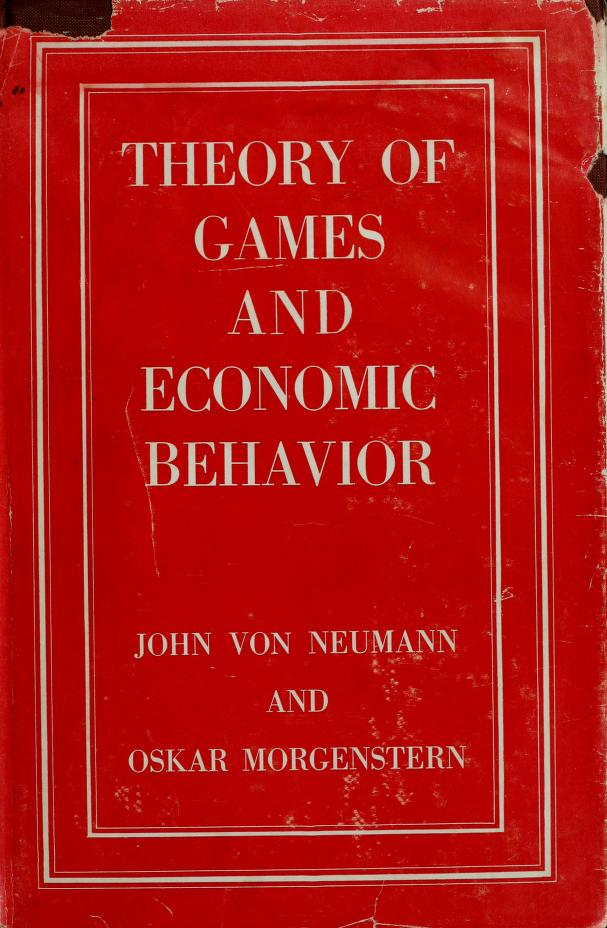 La Teoría de los Juegos se aplica en la economía como en el libro THEORY OF GAMES AND ECONOMIC BEHAVIOR de John Von Neuman 