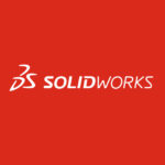 Diseño de piezas mecánicas SolidWorks Logo de SolidWorks