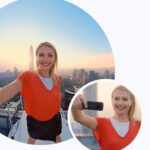 Cámara insta 360 One.