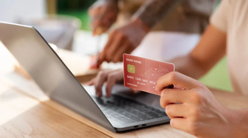 Pagando con tarjeta de crédito