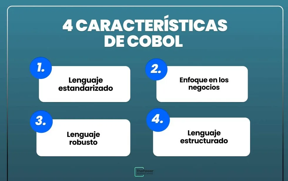 Caracteristicas de COBOL