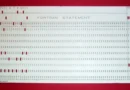 Tarjeta de Fortran en 1957