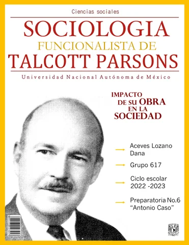 sociología funcionalista Talcott Parsons 