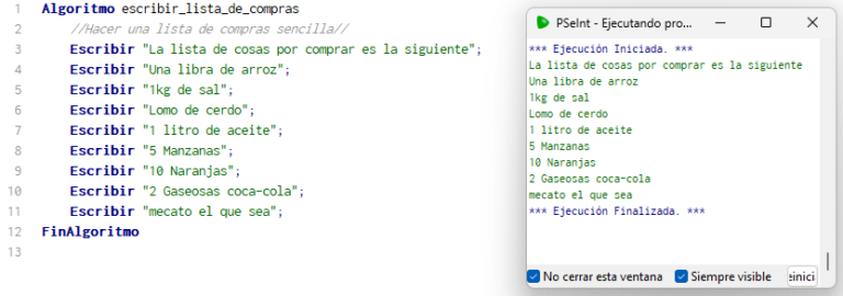 PSeInt: Explorando sus Comandos y Ejemplos Prácticos