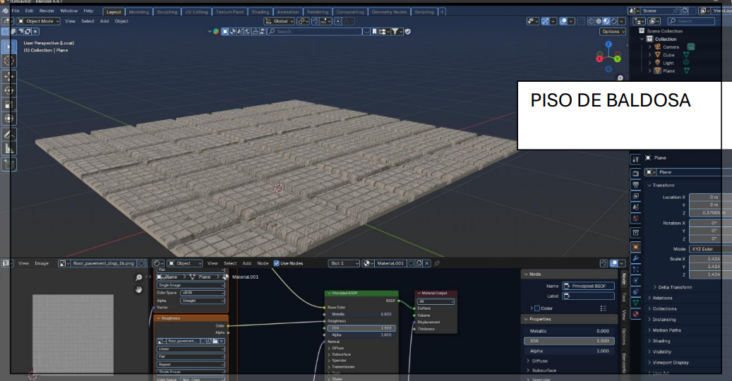 Texturas en modelos 3d dentro de Blender