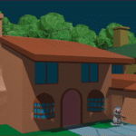 Creación de elementos y entorno de los Simpson en Blender