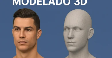 Modelado 3D de Rostros en Blender: Cristiano Ronaldo y Modelo Personal