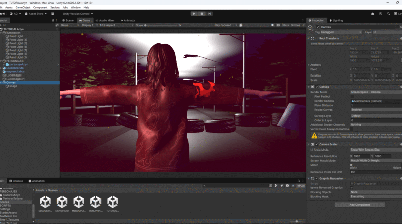 “Susurros” un videojuego 3D desarrollado en Unity “Susurros” un videojuego 3D desarrollado en Unity