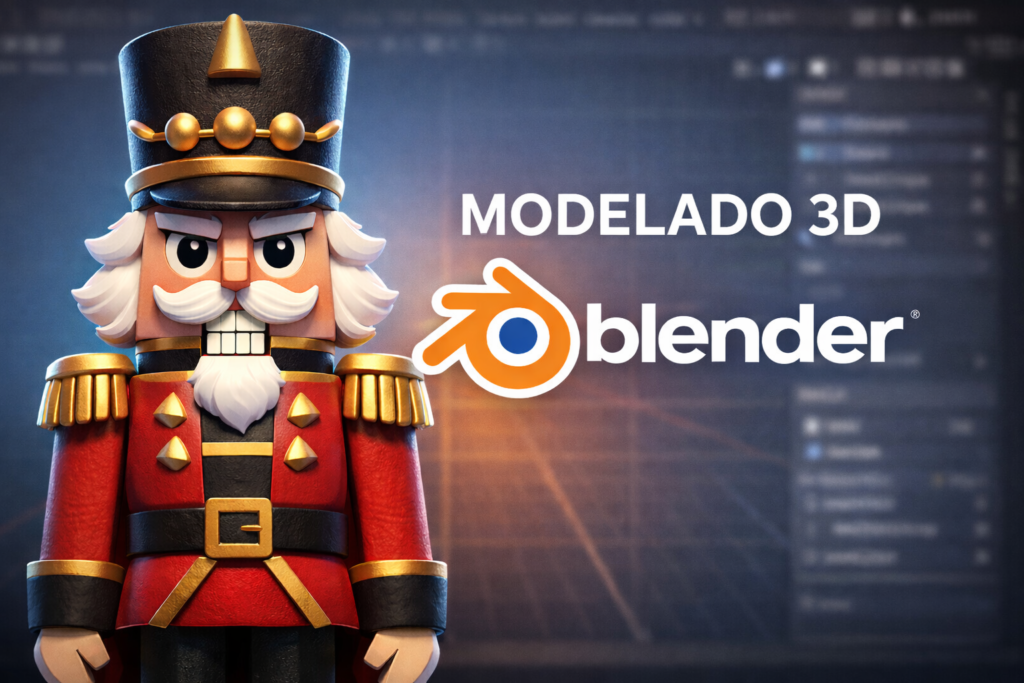 Modelado 3D en Blender” en formato horizontal 1280x720