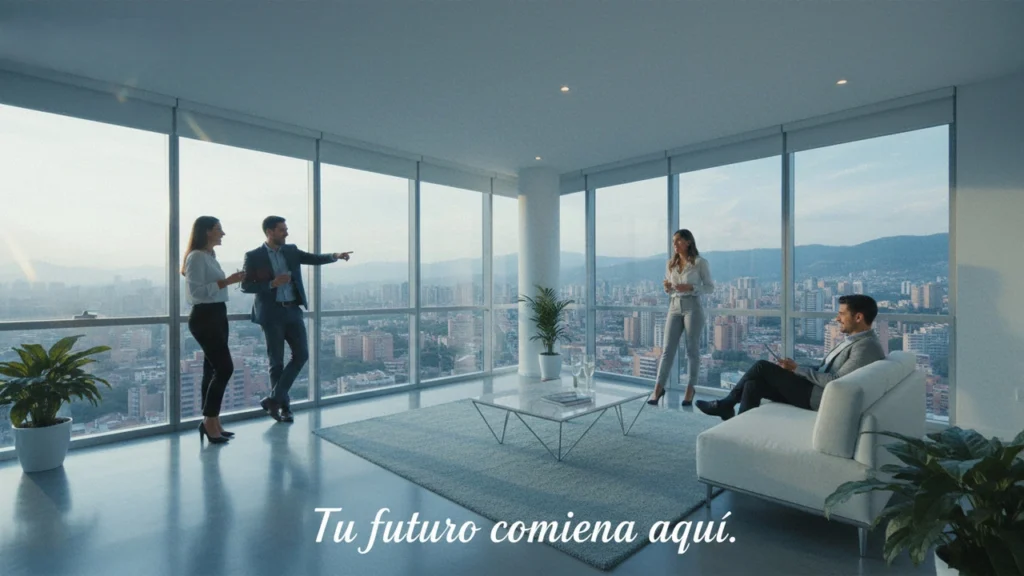 INMOBILIARIOS EN SALA DE APARTAMENTOS HECHOS POR IA