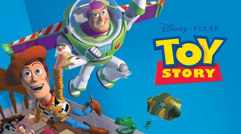 Escena promocional representativa del estilo visual de Toy Story.