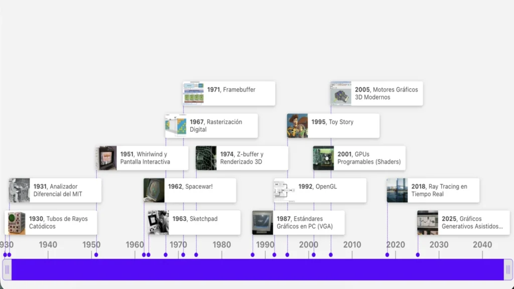 Línea Del Tiempo Computación Gráfica