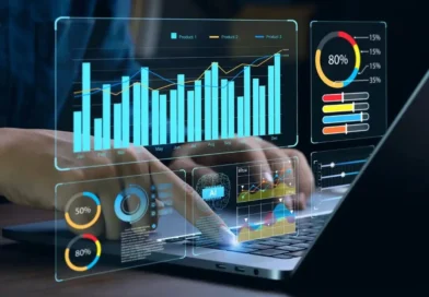 Ilustración que representa la optimización de velocidad web con indicadores de rendimiento, carga rápida y mejora del SEO.