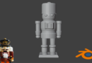 Como modelar un soldado cascanueces en blender con guía de referencia