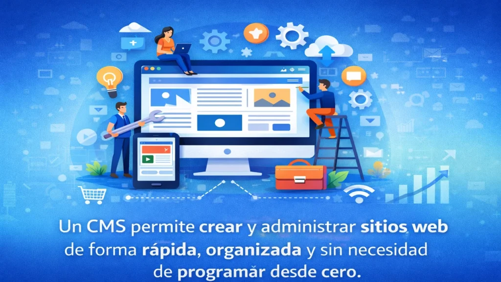 CMS para la creacion de sitios web en diferentes dispositivos