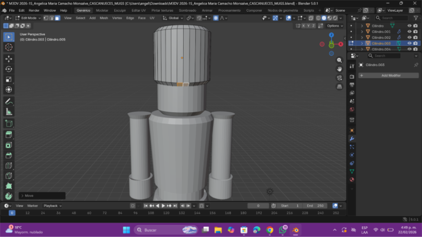 Ajustar con proportional editing_2