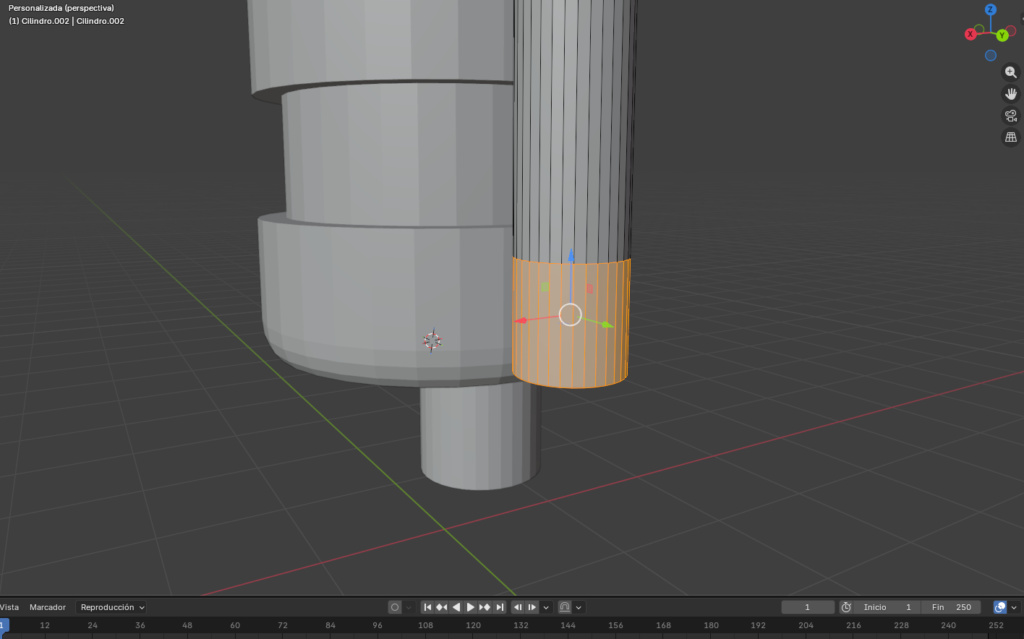 Figura 18. Selección de caras