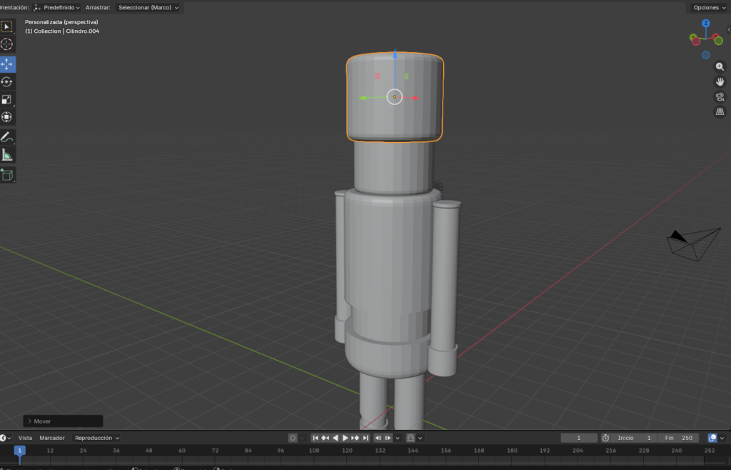 Figura 46. Escalamiento del sombrero