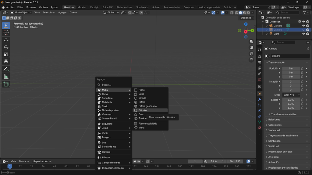 Agregar preparando el modelado