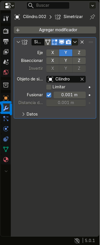 Propiedades de Simetrizar
