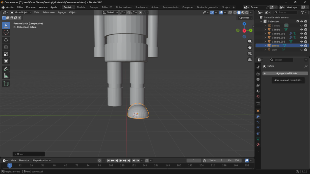 Resultado del modelado zapato