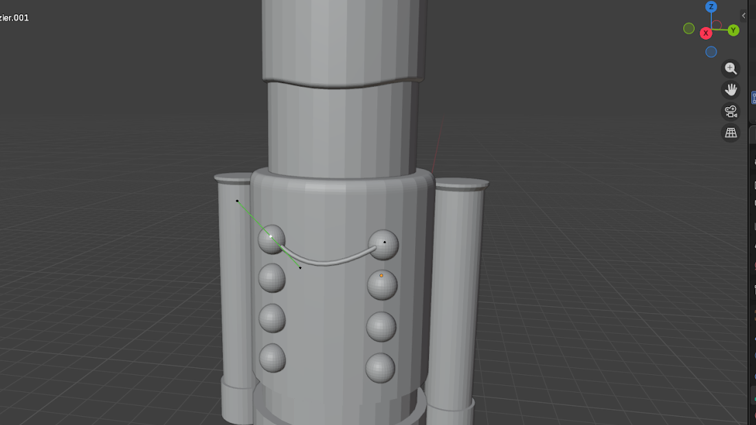 Modificando el modelado del listón 