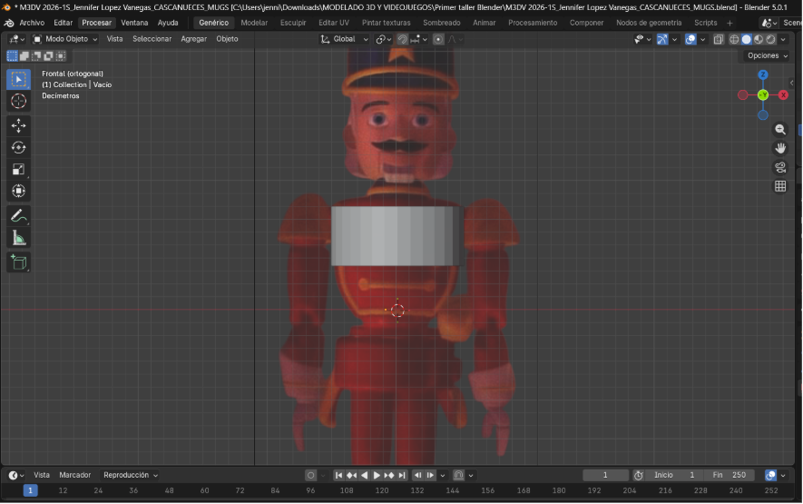 Procesos de transformación a la malla Cilindro