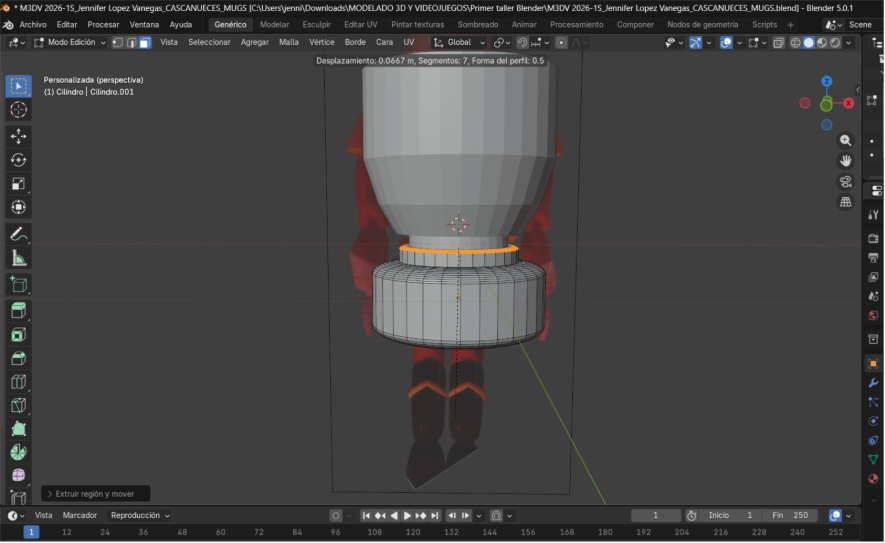 Unión del tronco con la cadera