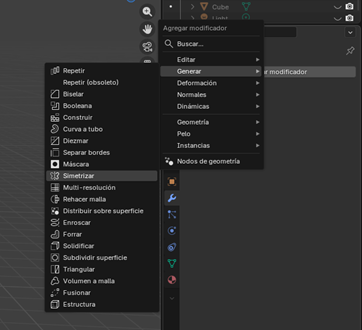 Herramienta de Simetrizar