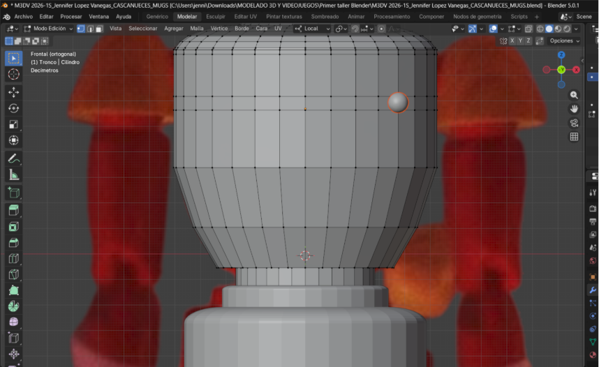 Aplicando cortes de bucle al tronco
