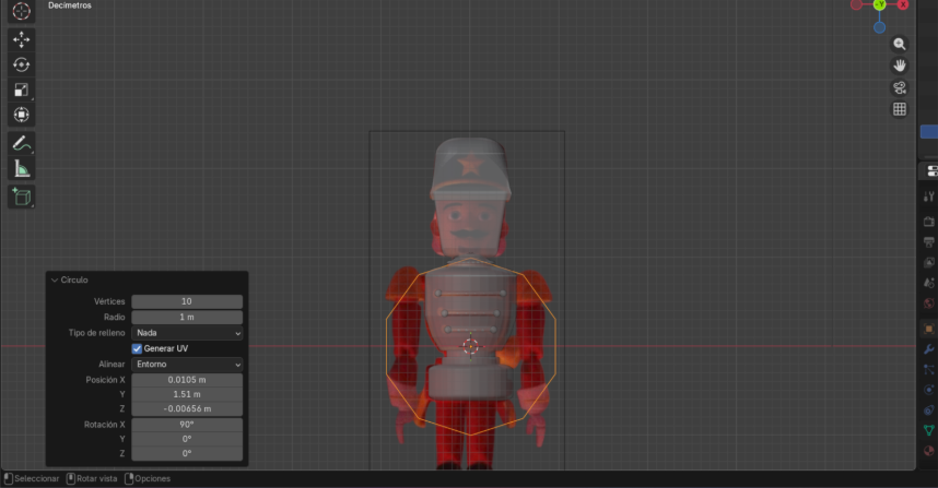 Inserción de la primitiva 2D: Circulo