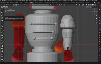 Eliminación de caras seleccionadas