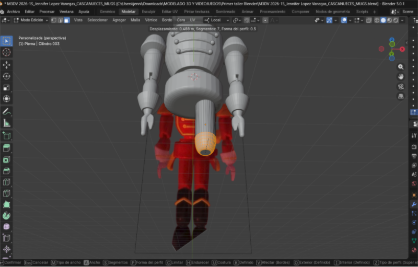 Biselado de la pierna