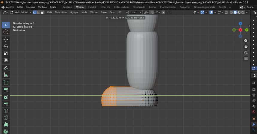 Extrusión de la esfera