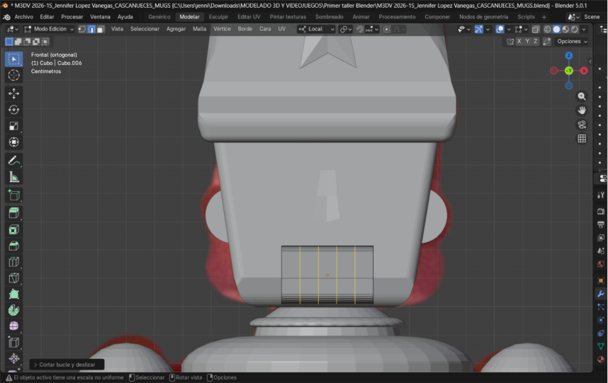 Cortes de bucle en la boca