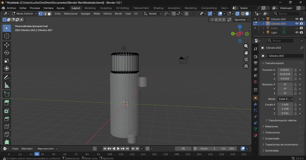 Repetir curvatura inferior