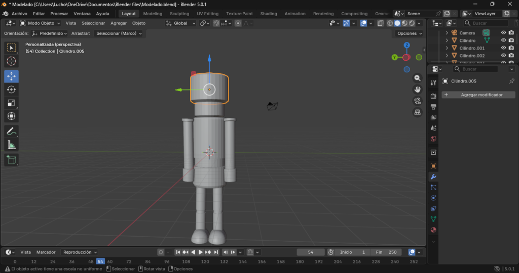 Creación de sombrero