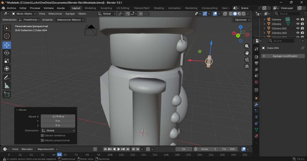 Creación de dientes