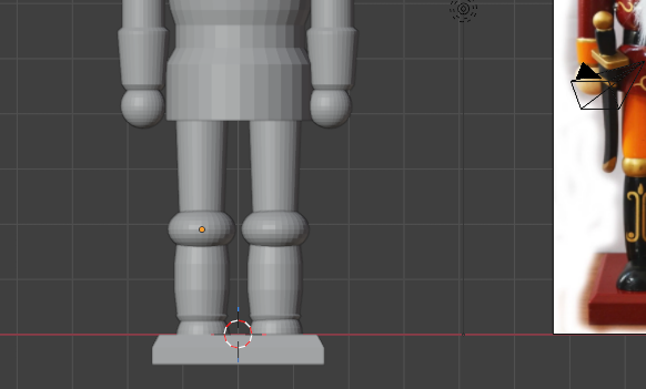 cómo modelar un Soldado Cascanueces en Blender