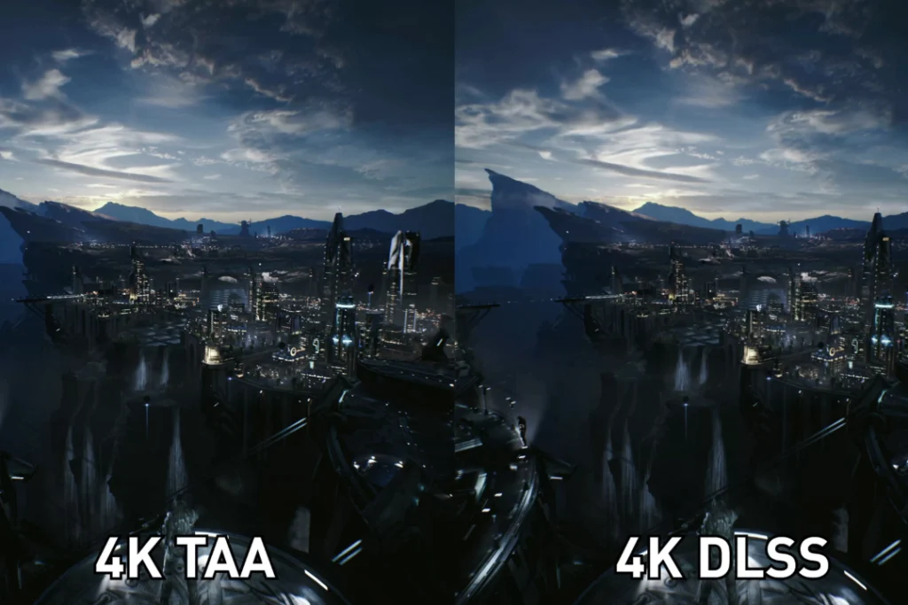 imagen comparación DLSS