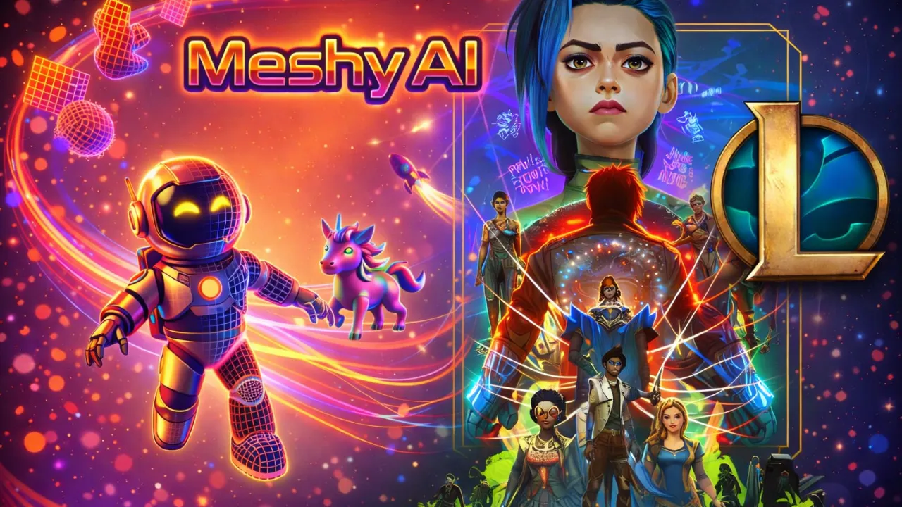 Imagen destacada: Personajes estilo Arcane generados con IA